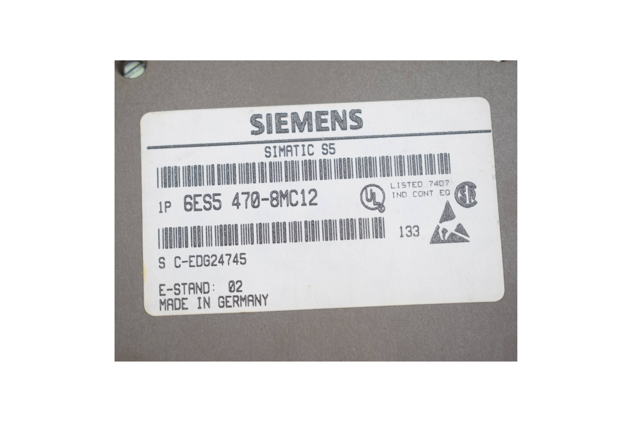Siemens 6ES5470-8MC12